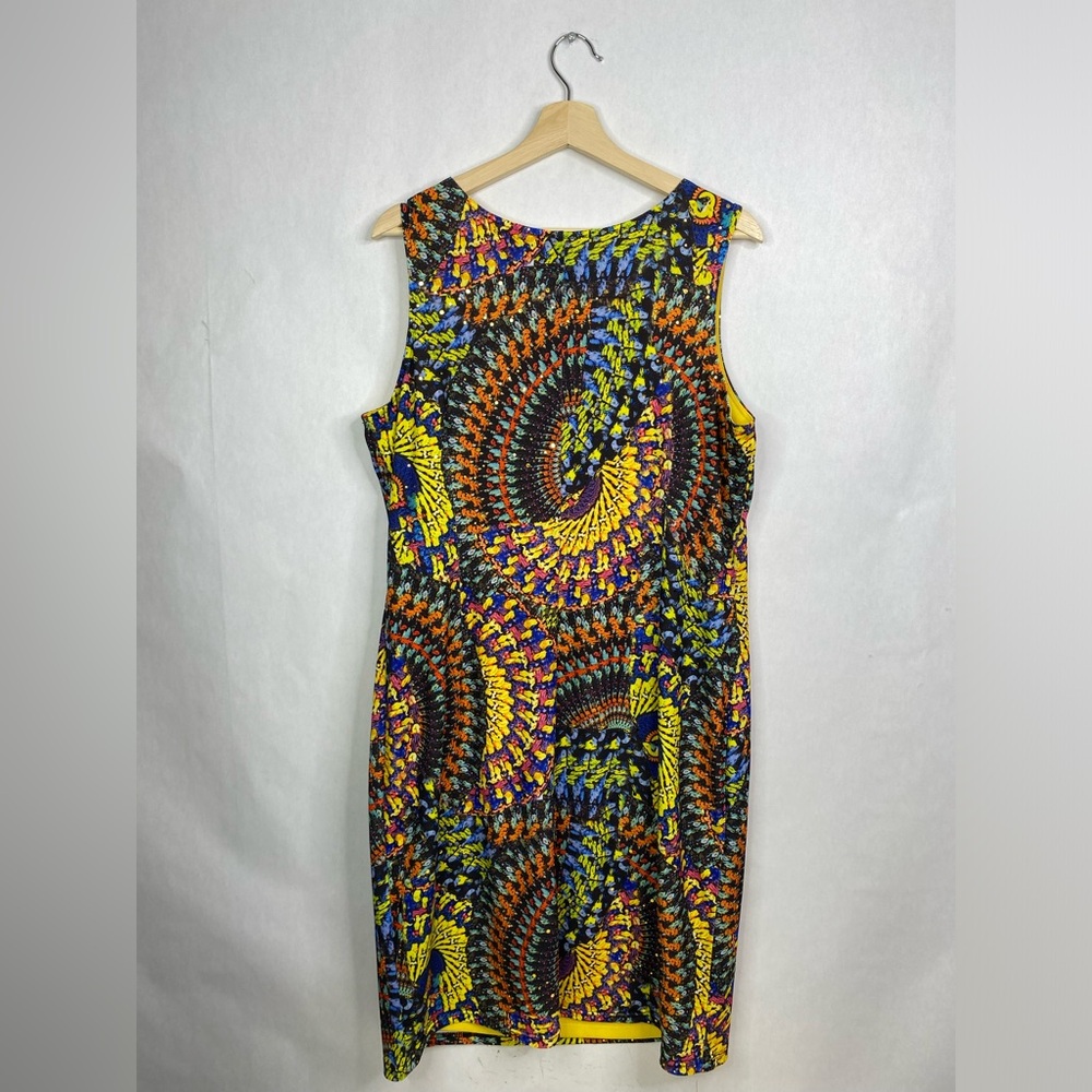 Joseph Ribkoff Multicolor Patterned Dress - Picture 5 of 11